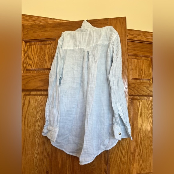 Club Monaco - Linen + Cotton Button Down Shirt - Picture 5 of 5